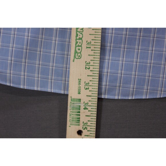 Brooks Brothers Mens Madison Non Iron Supima Cotton Plaid Dress Shirt 17  - 36 - Picture 7 of 9